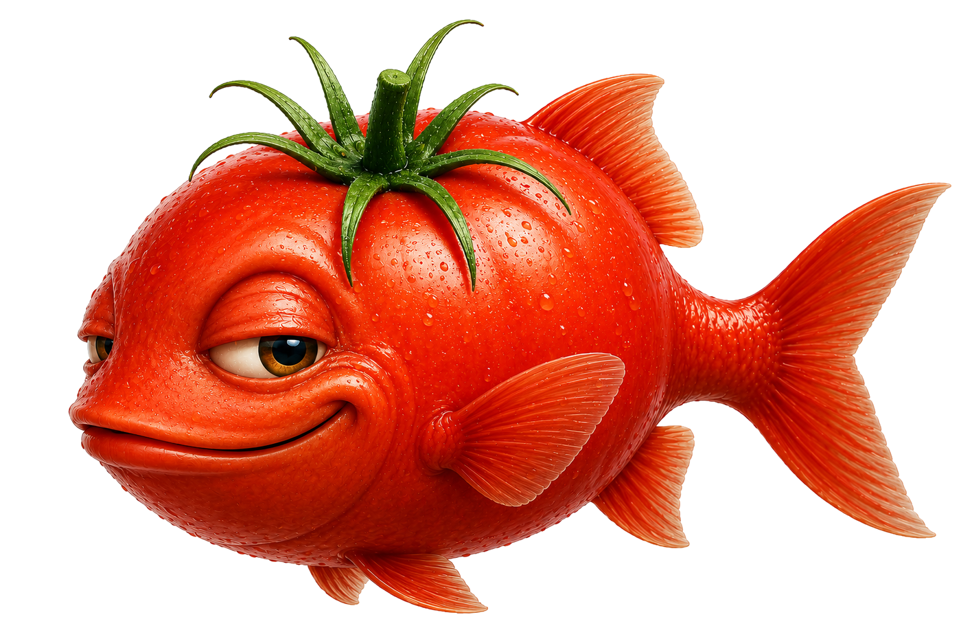 Tomatinfisch mit feinem Understandment-Grinsen